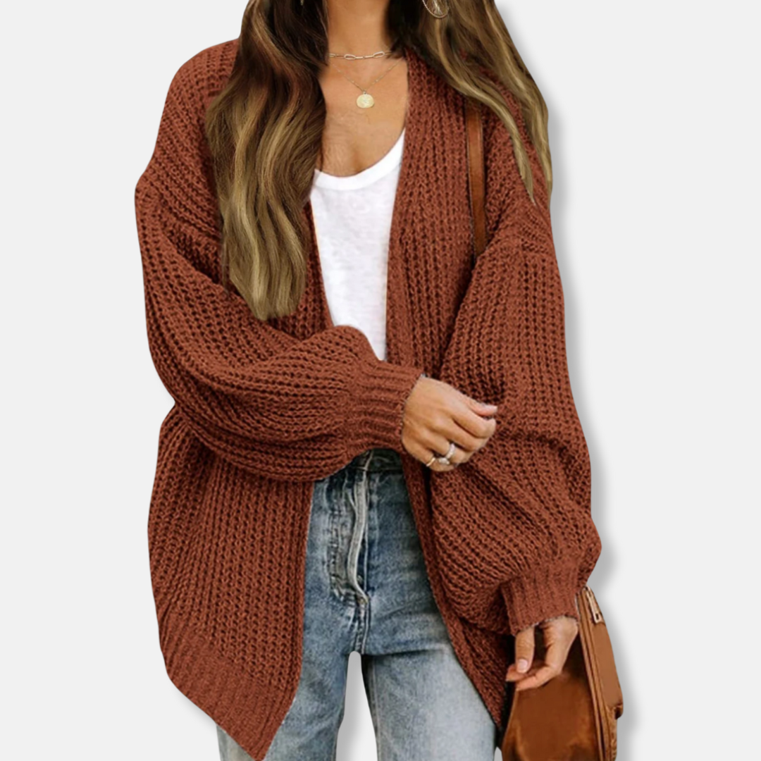 VogeLuxe | Women’s Oversized Balloon Sleeve Cardigan 0