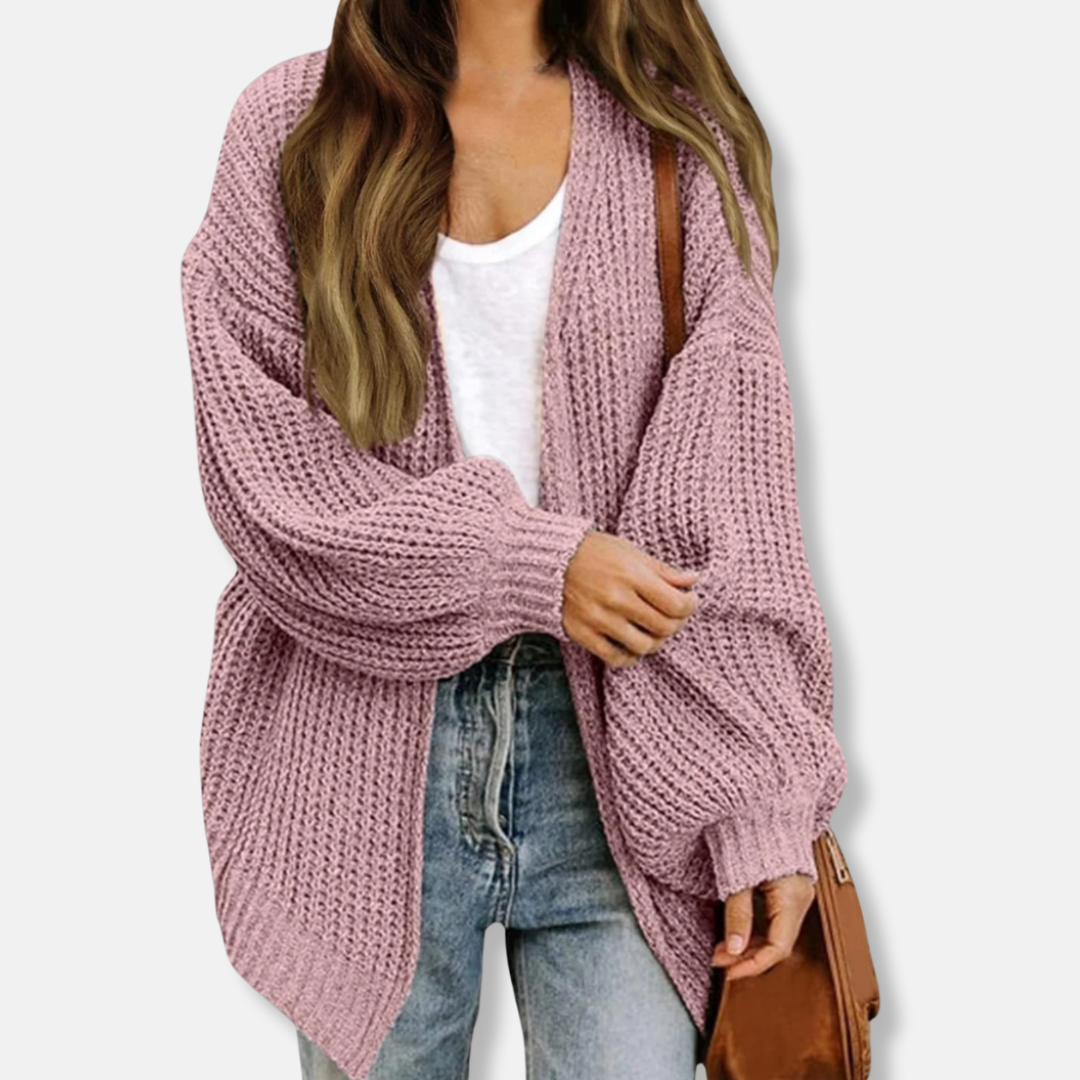 VogeLuxe | Women’s Oversized Balloon Sleeve Cardigan 4