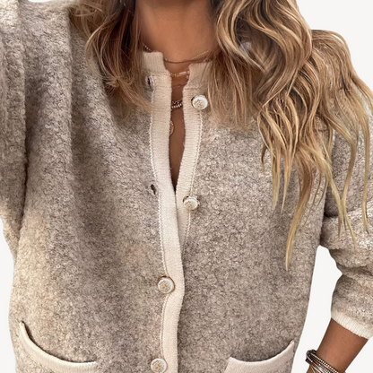 VogeLuxe | Women’s Oversized Button-Up Knit Sweater 3