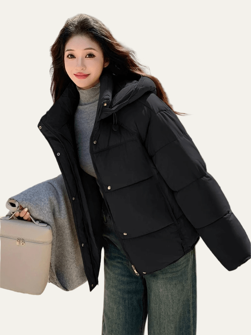 VogeLuxe | Women’s Oversized Cropped Puffer Jacket 1
