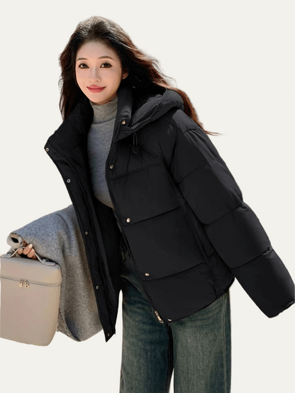 VogeLuxe | Women’s Oversized Cropped Puffer Jacket 1