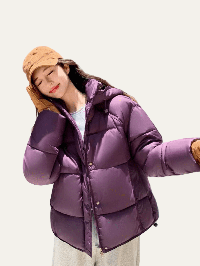 VogeLuxe | Women’s Oversized Cropped Puffer Jacket 3