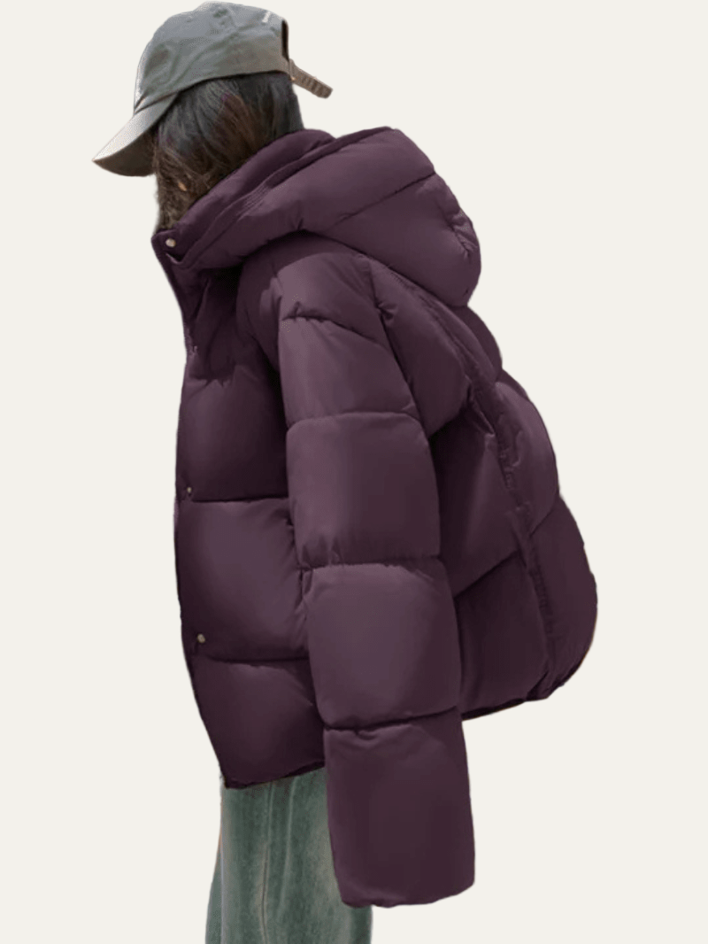 VogeLuxe | Women’s Oversized Cropped Puffer Jacket 4