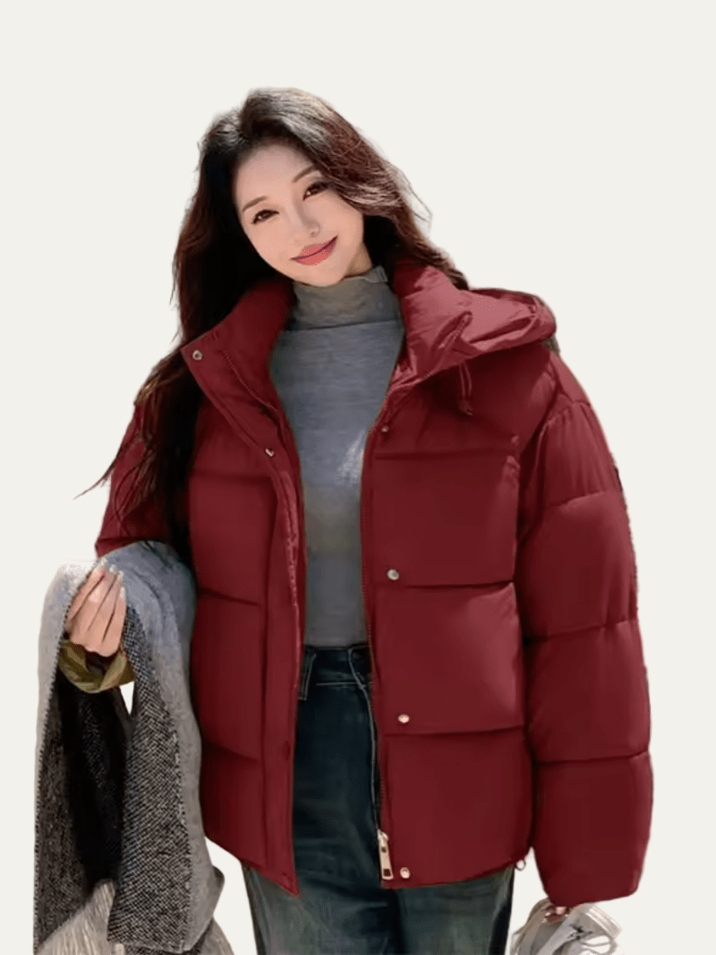 VogeLuxe | Women’s Oversized Cropped Puffer Jacket 5