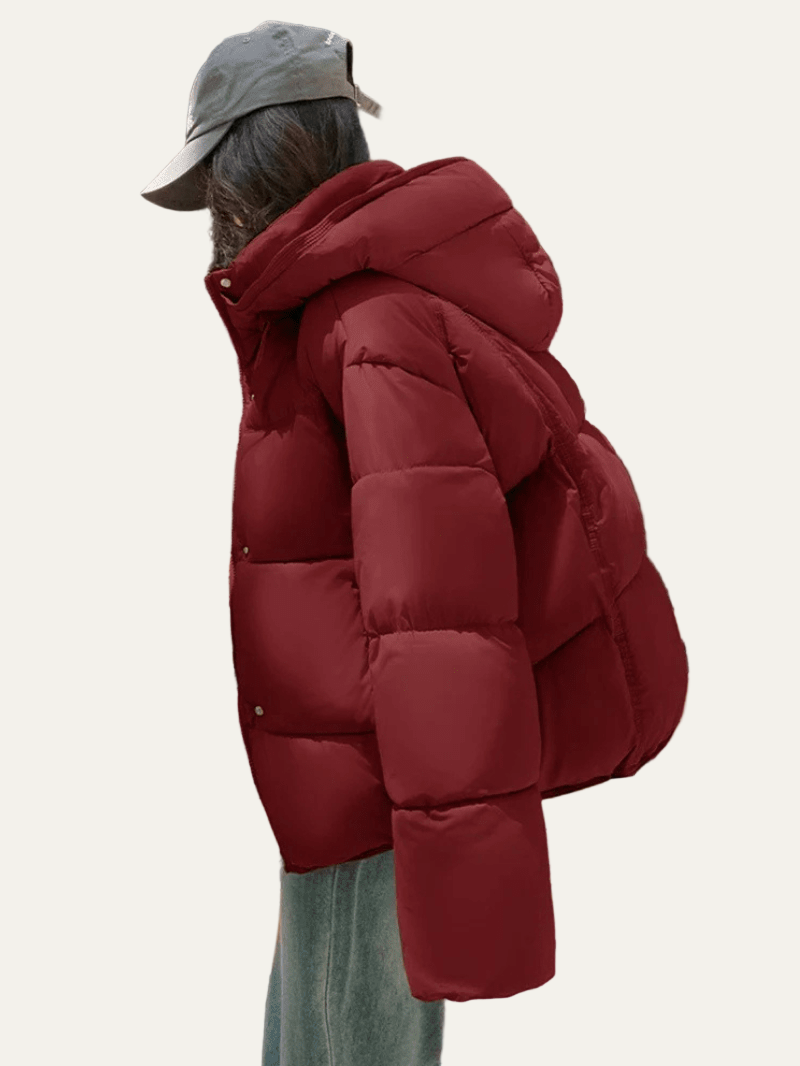VogeLuxe | Women’s Oversized Cropped Puffer Jacket 6