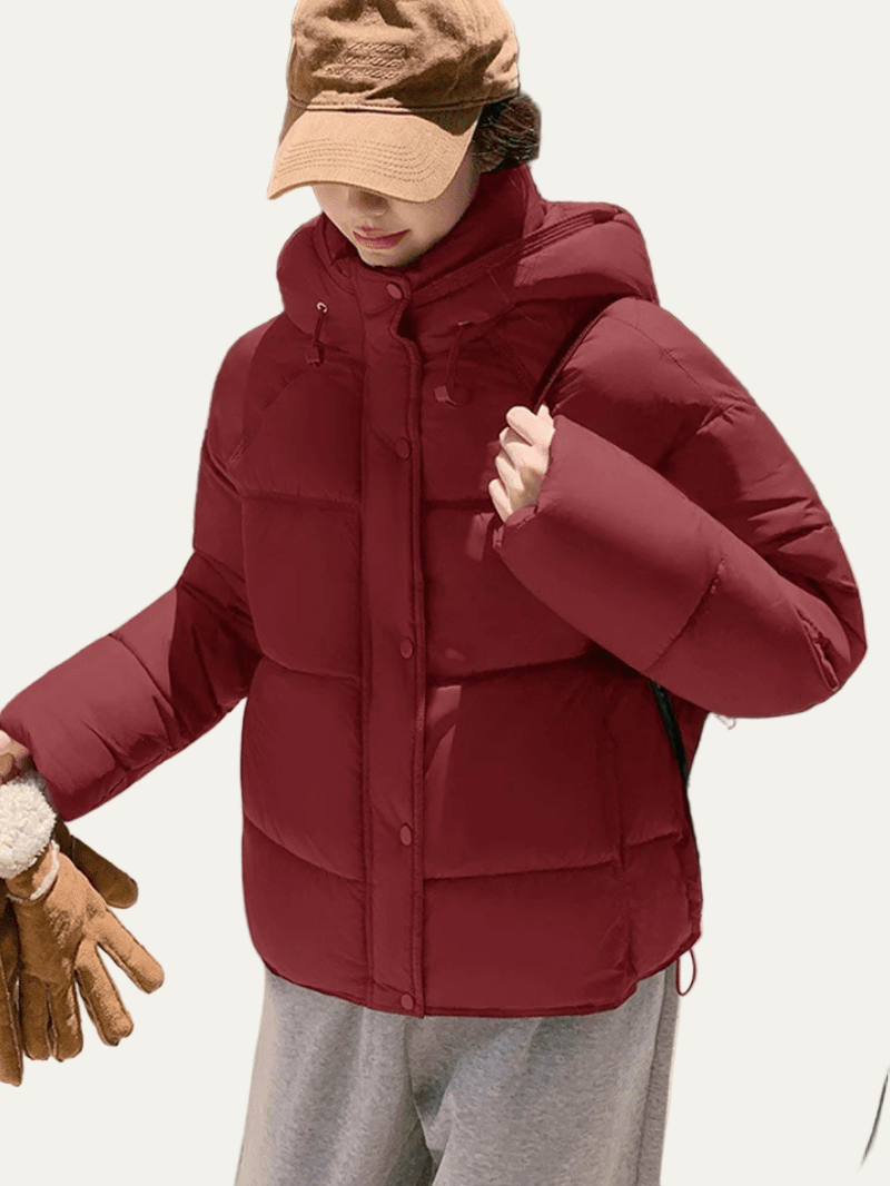 VogeLuxe | Women’s Oversized Cropped Puffer Jacket 7