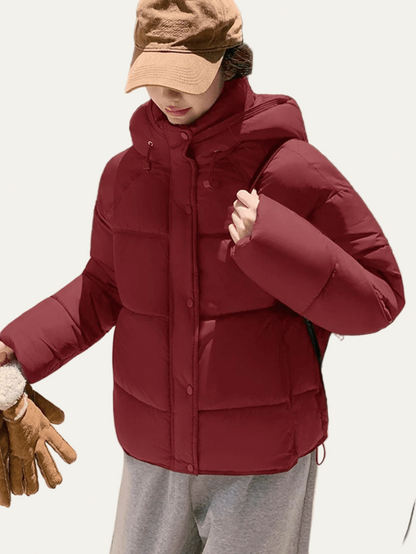 VogeLuxe | Women’s Oversized Cropped Puffer Jacket 7