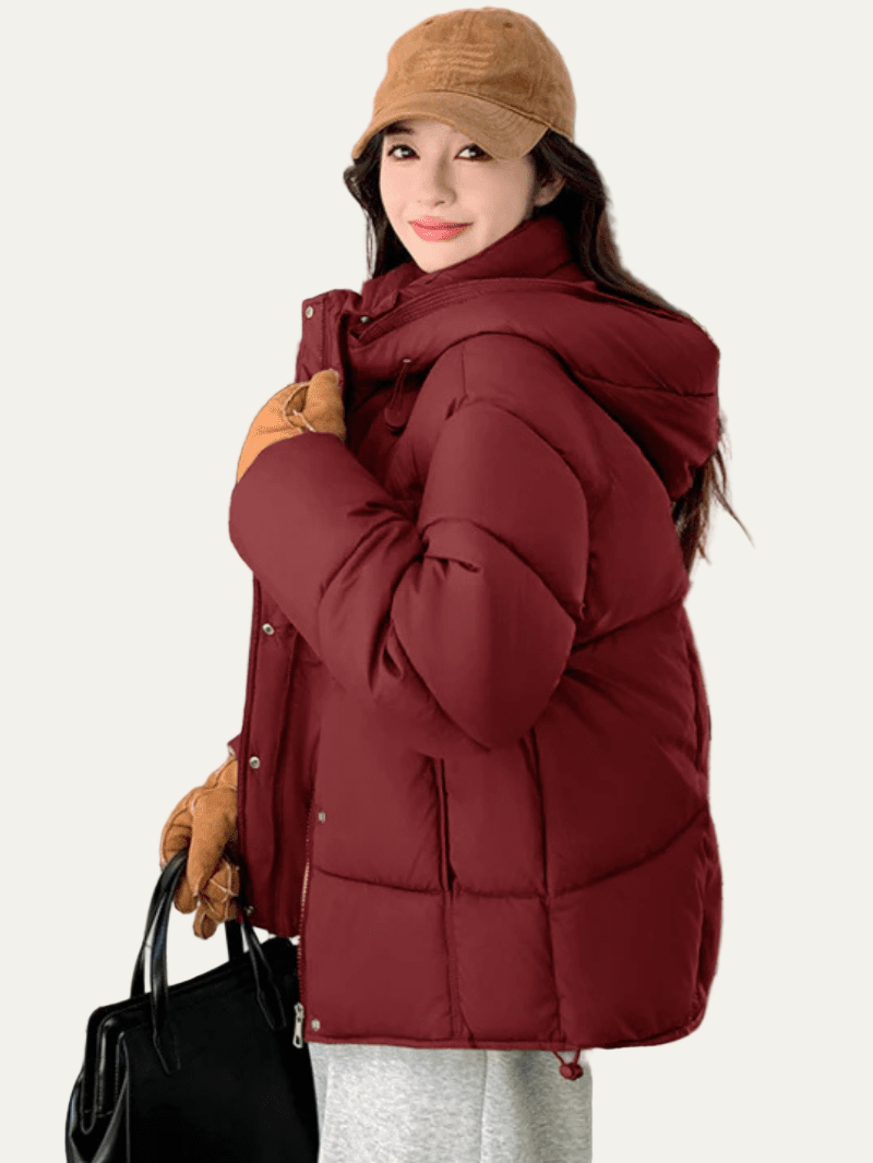 VogeLuxe | Women’s Oversized Cropped Puffer Jacket 8