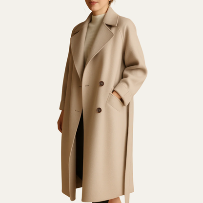 VogeLuxe | Women’s Oversized Double-Breasted Overcoat 0