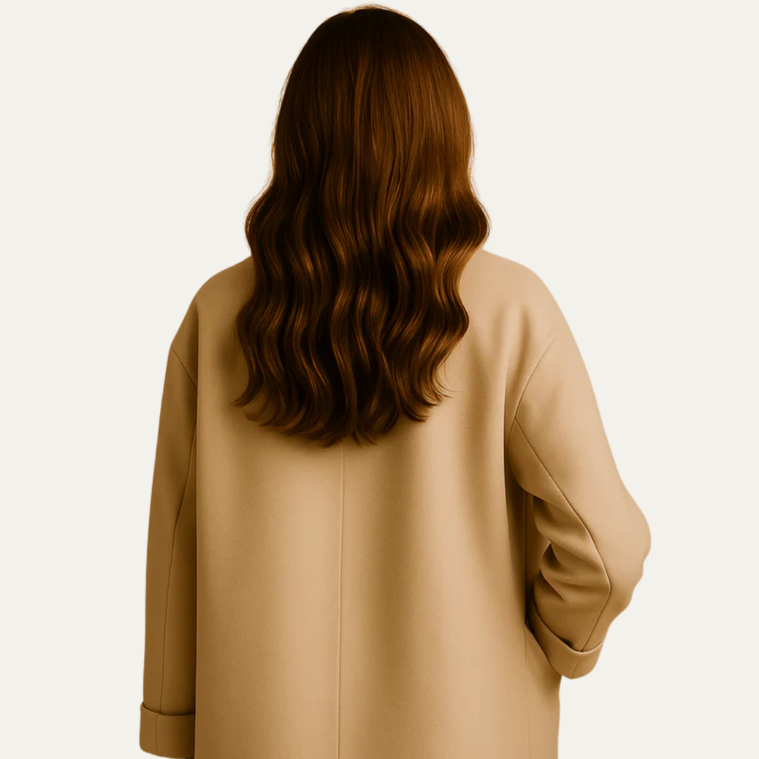 VogeLuxe | Women’s Oversized Double-Breasted Overcoat 1