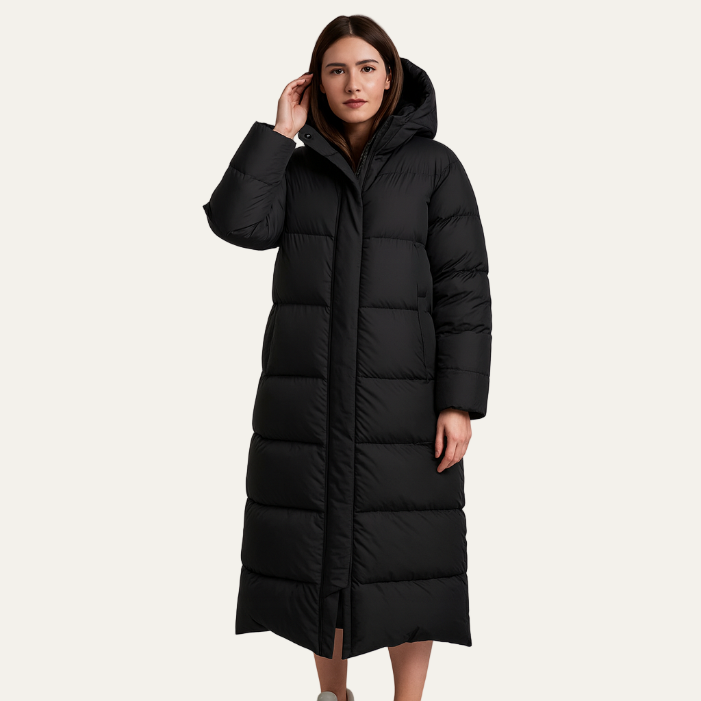 VogeLuxe | Women’s Oversized Hooded Maxi Puffer Coat 0