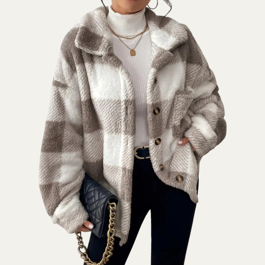 VogeLuxe | Women’s Oversized Plaid Shacket 0