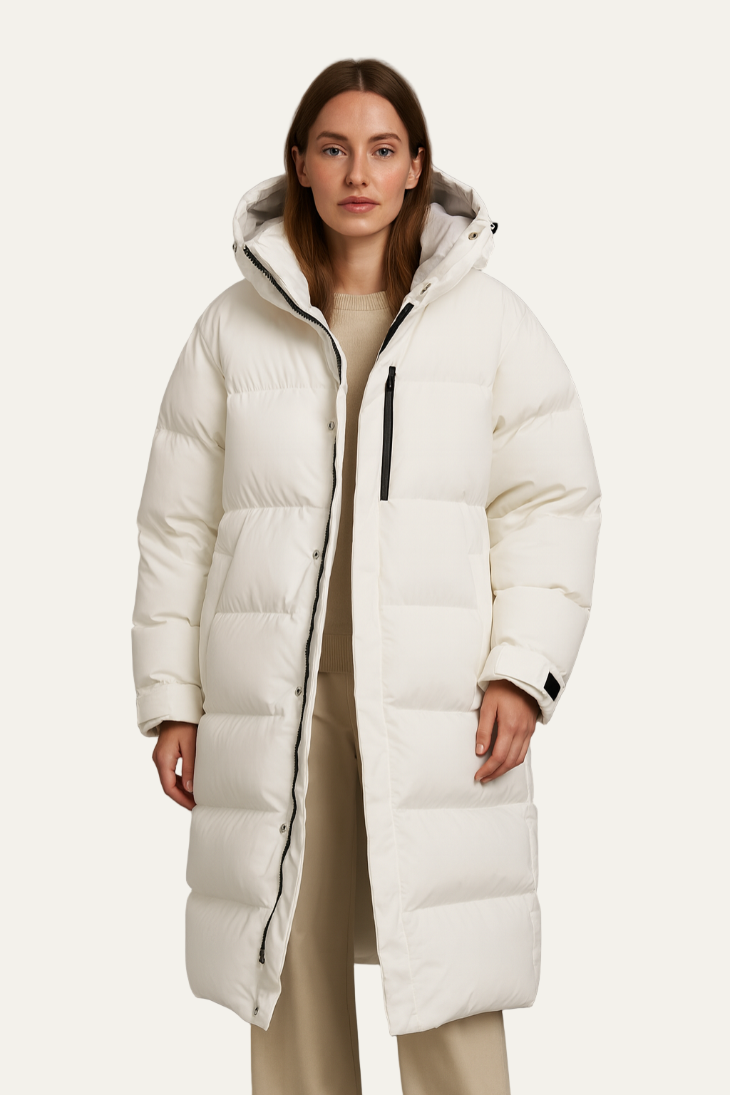 VogeLuxe | Women’s Oversized Quilted Long Puffer Coat 1