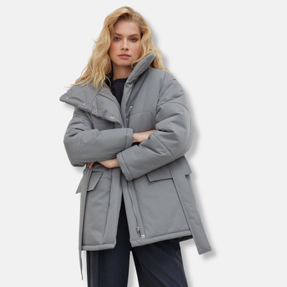 VogeLuxe | Women’s Oversized Quilted Puffer Jacket 1