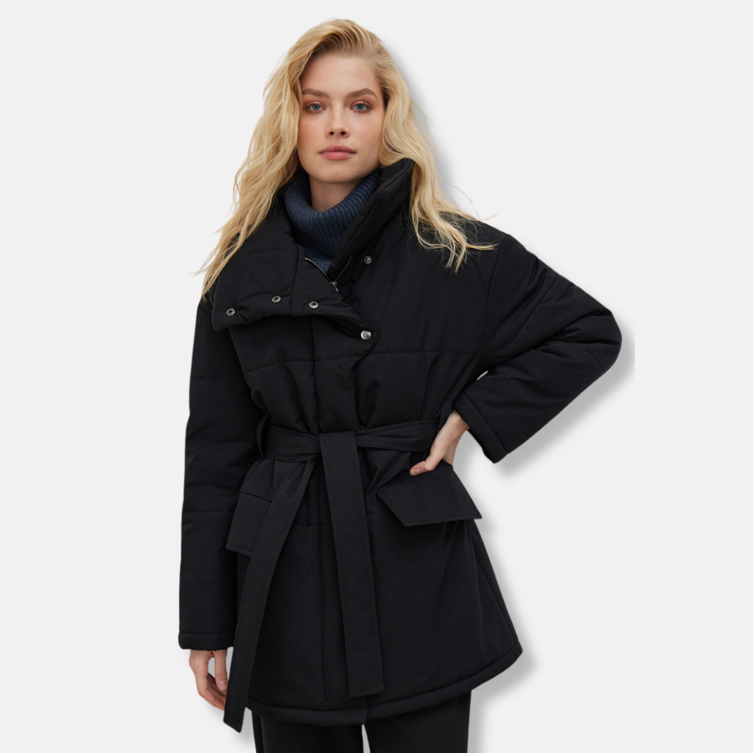 VogeLuxe | Women’s Oversized Quilted Puffer Jacket 4