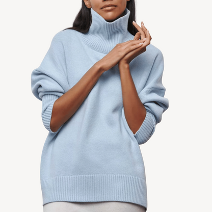 VogeLuxe | Women’s Oversized Turtleneck Sweater 3