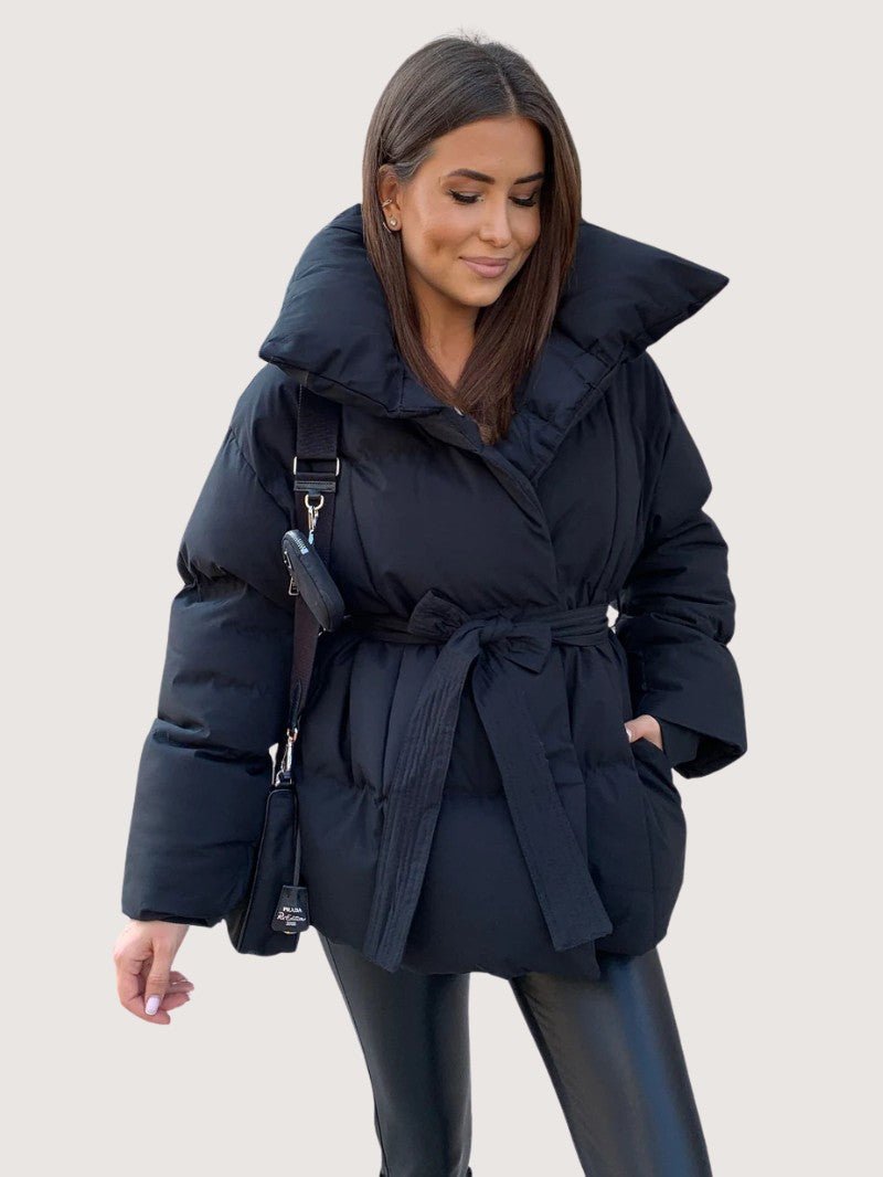VogeLuxe | Women’s Oversized Wrap Puffer Jacket 0