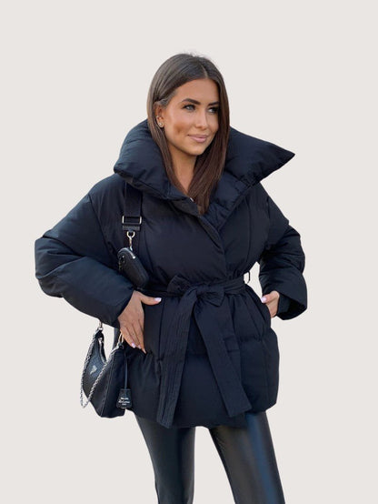 VogeLuxe | Women’s Oversized Wrap Puffer Jacket 1