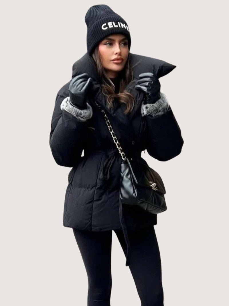 VogeLuxe | Women’s Oversized Wrap Puffer Jacket 3