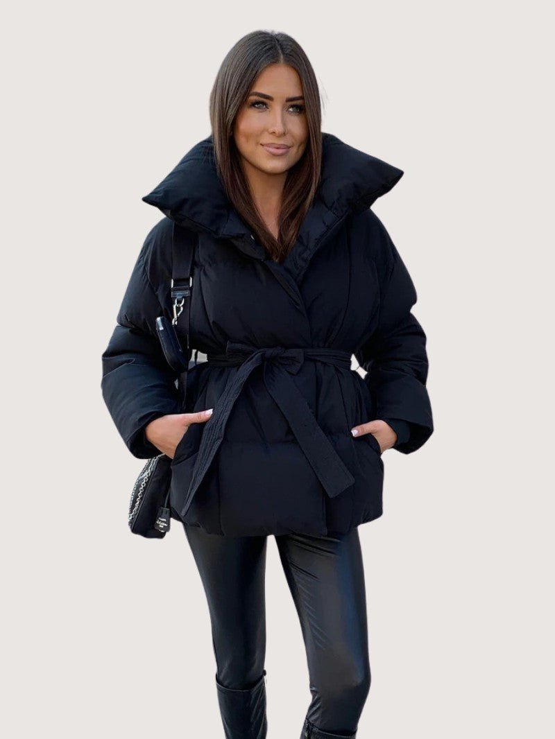 VogeLuxe | Women’s Oversized Wrap Puffer Jacket 4