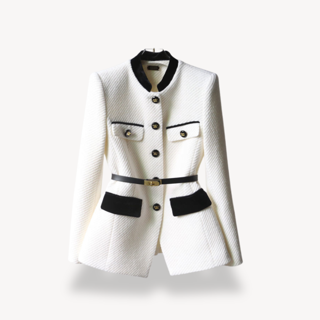 VogeLuxe | Women’s Patchwork Blazer Coat 3
