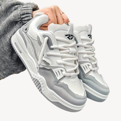 VogeLuxe | Women’s Patchwork Mesh Sneakers 3