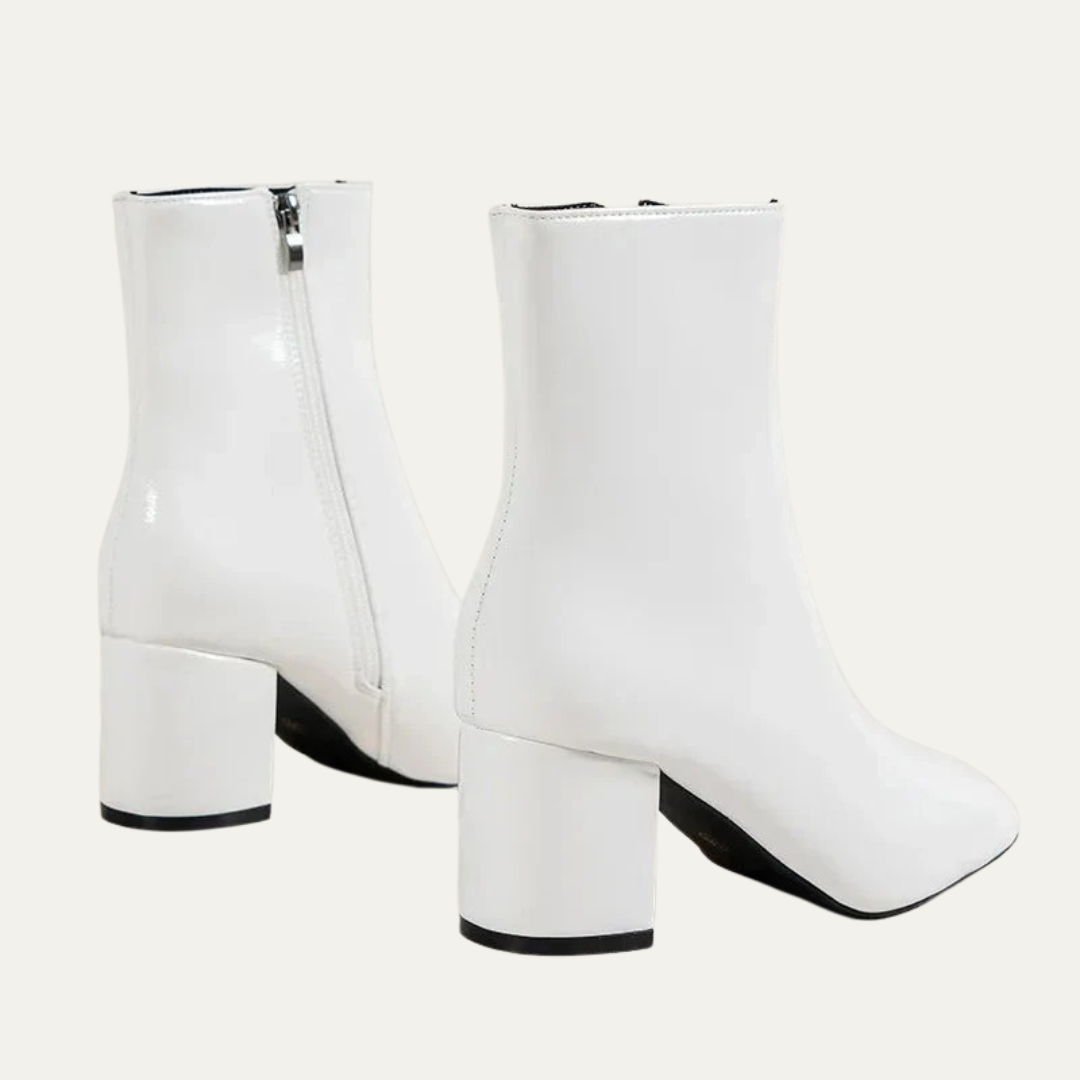 VogeLuxe | Women’s Patent Leather Ankle Boots 3