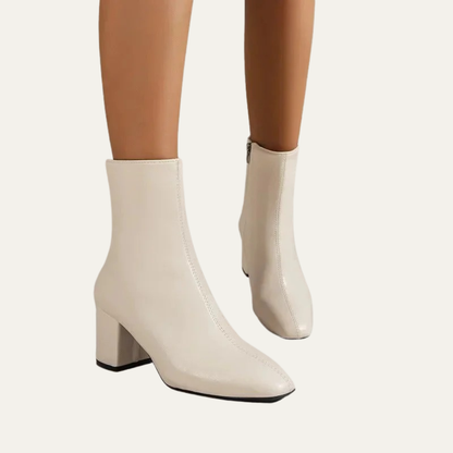 VogeLuxe | Women’s Patent Leather Ankle Boots 7