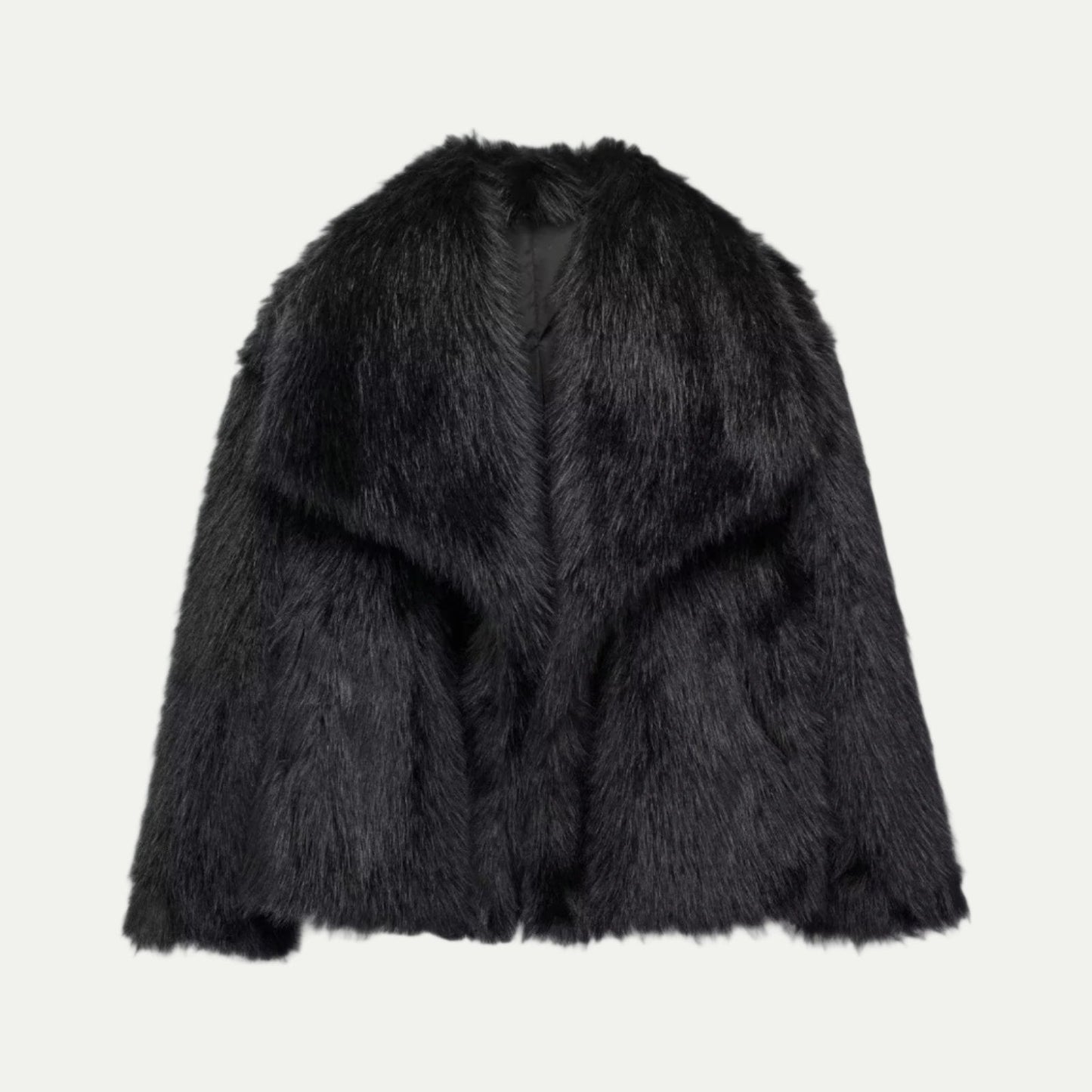 VogeLuxe | Women’s Plush Faux Fur Cropped Jacket 0