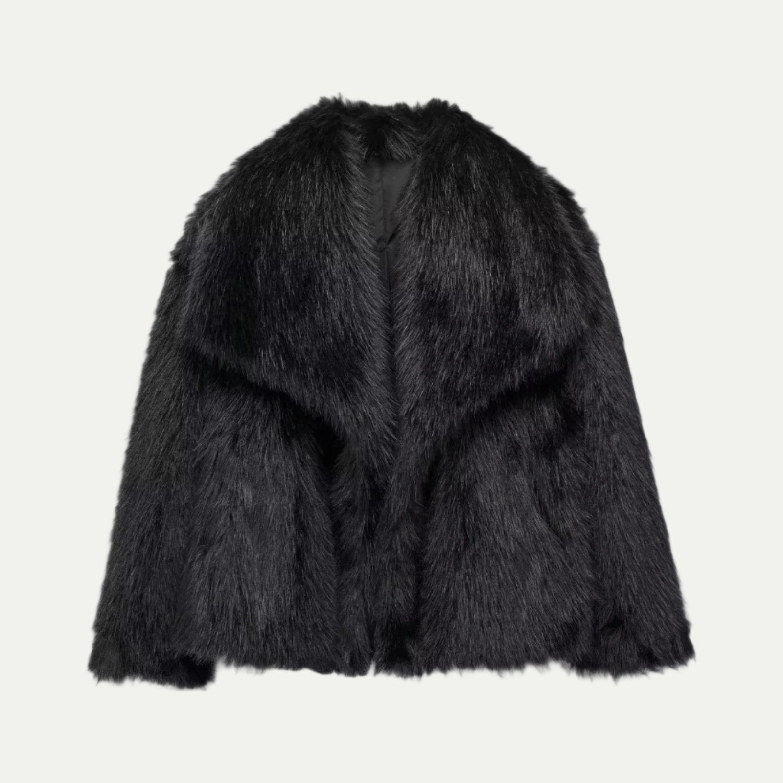 VogeLuxe | Women’s Plush Faux Fur Cropped Jacket 0