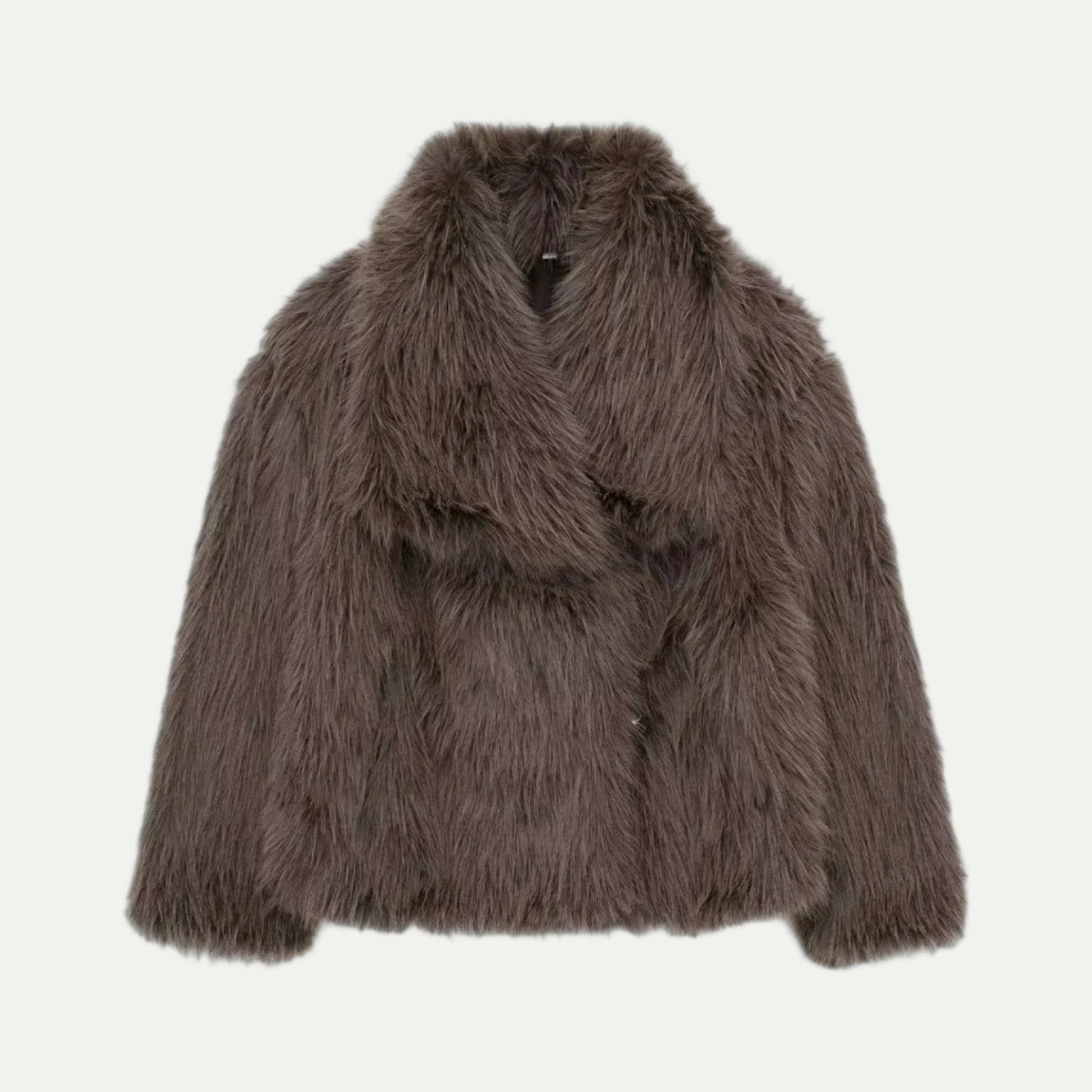 VogeLuxe | Women’s Plush Faux Fur Cropped Jacket 5