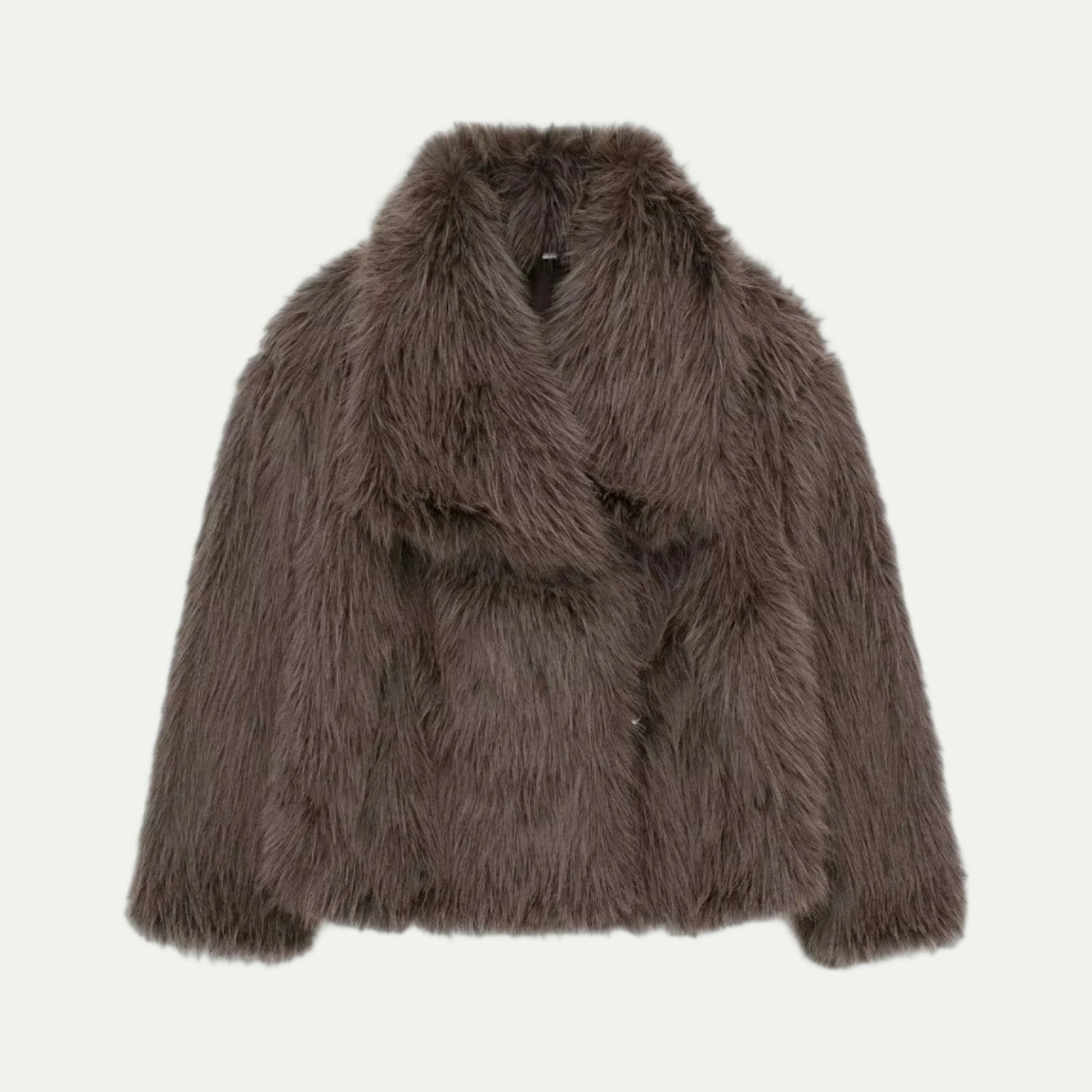 VogeLuxe | Women’s Plush Faux Fur Cropped Jacket 5