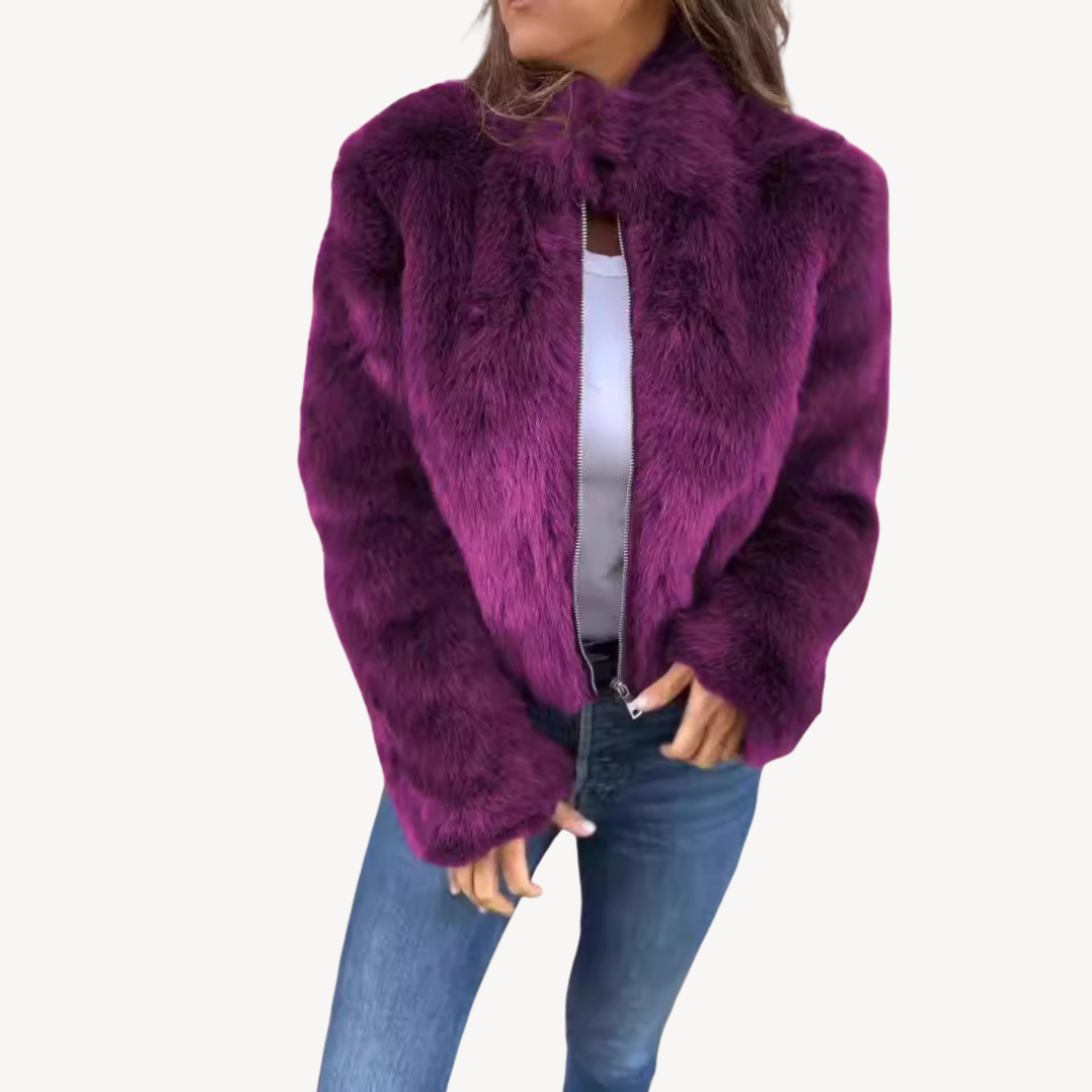 VogeLuxe | Women's Plush Winter Jacket 4
