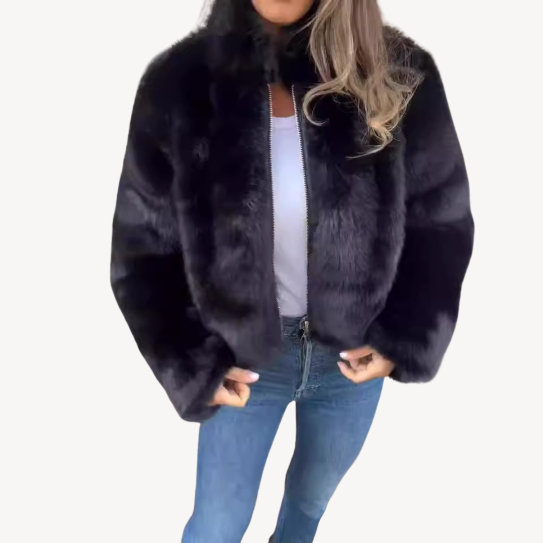 VogeLuxe | Women's Plush Winter Jacket 5