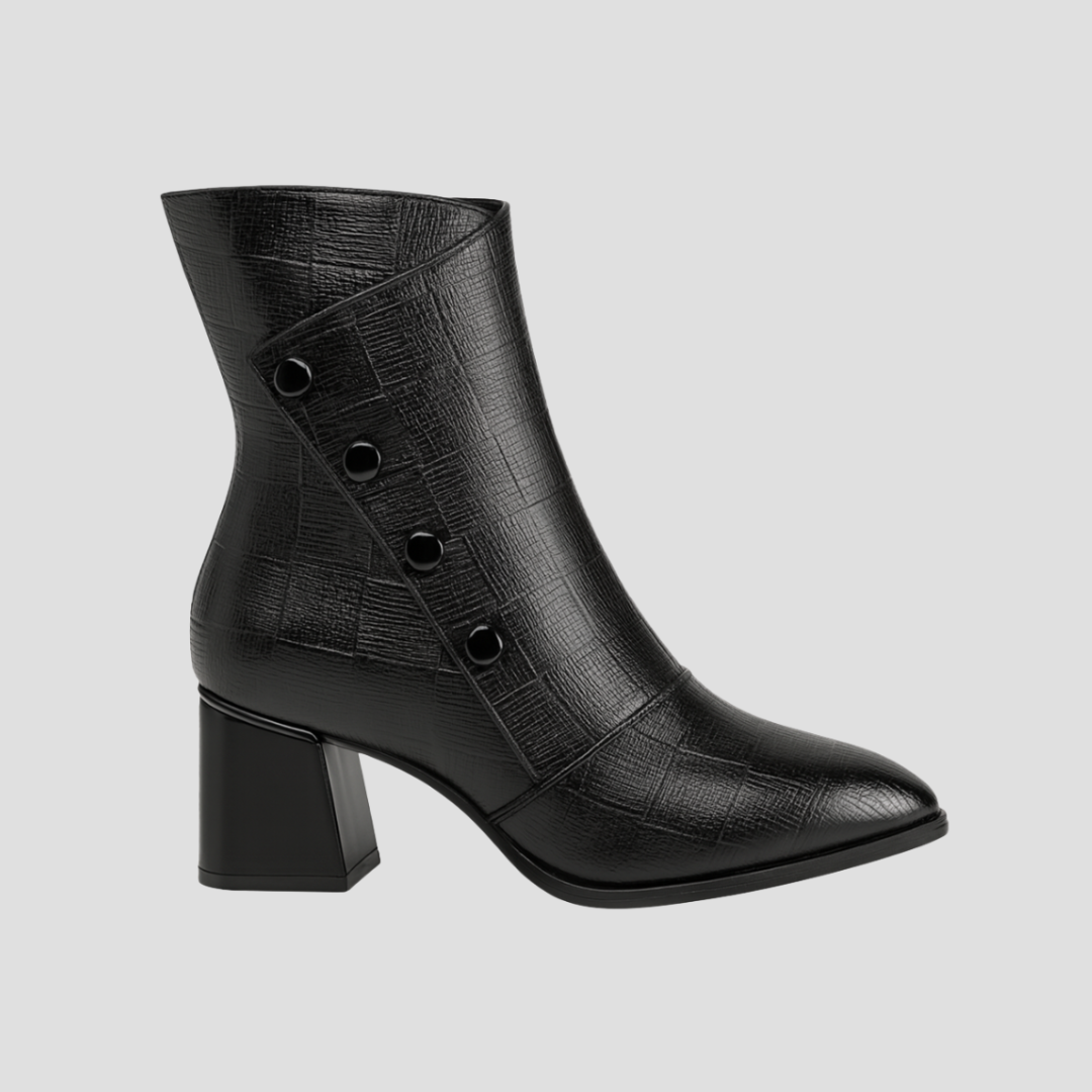 VogeLuxe | Women’s Pointed Toe Heeled Ankle Boots 2