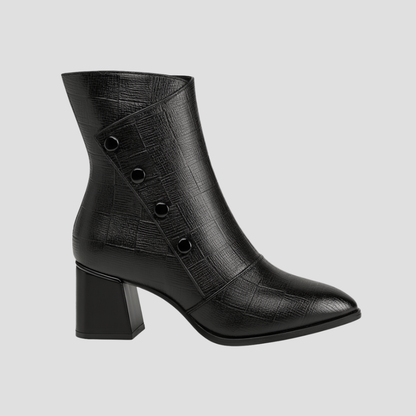 VogeLuxe | Women’s Pointed Toe Heeled Ankle Boots 2