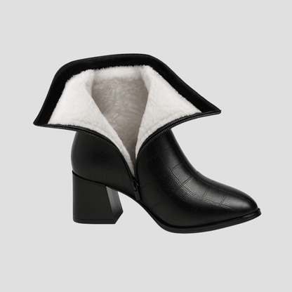 VogeLuxe | Women’s Pointed Toe Heeled Ankle Boots 4