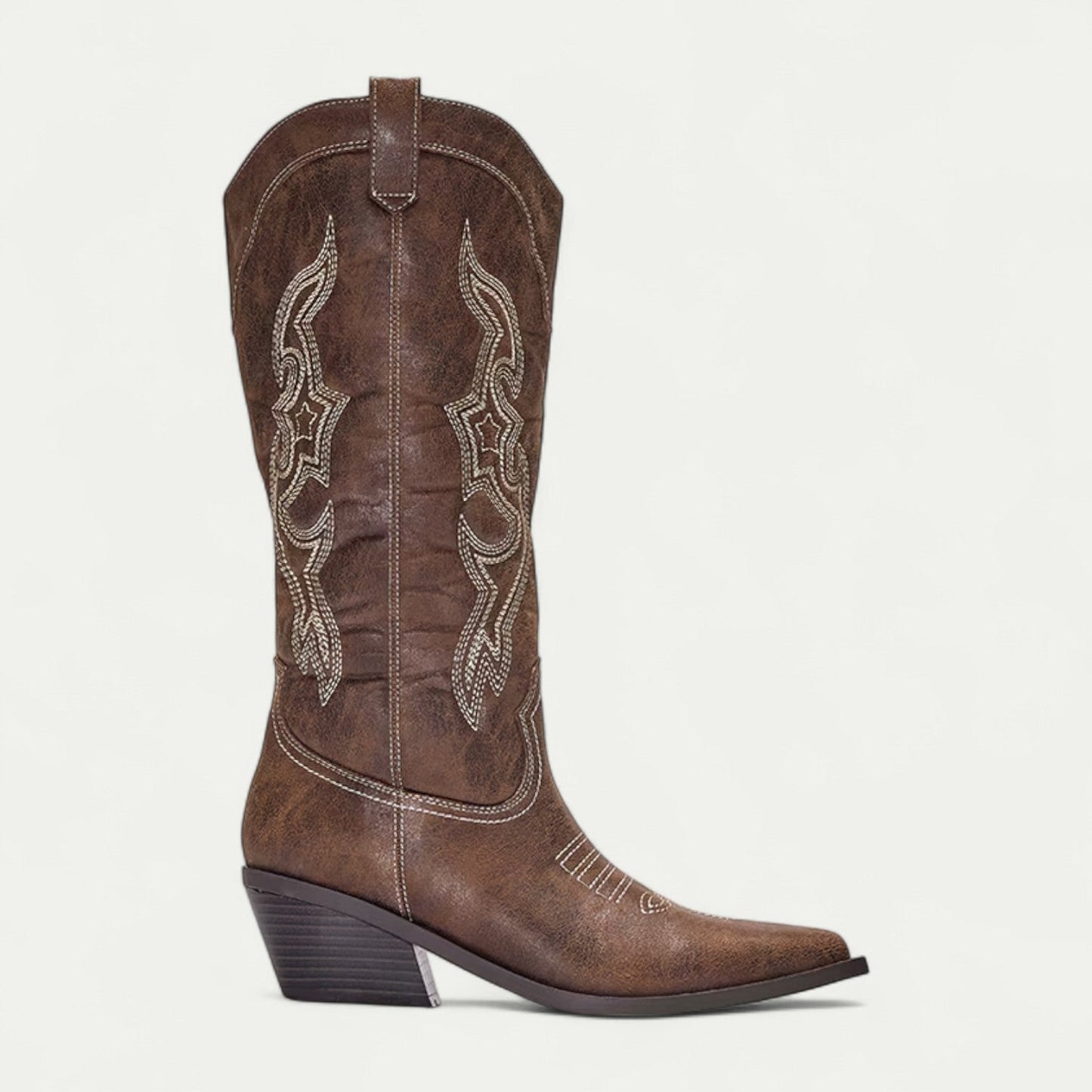 VogeLuxe | Women’s Polished Leather Western Boots 2