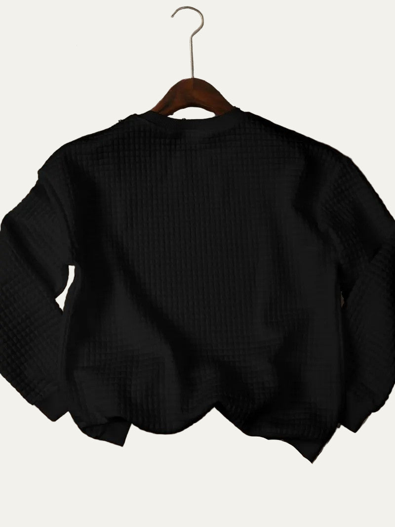 VogeLuxe | Women’s Quilted Christmas Tree Graphic Sweatshirt 6