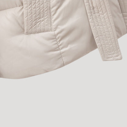 VogeLuxe | Women’s Quilted Cropped Hooded Puffer Jacket 2