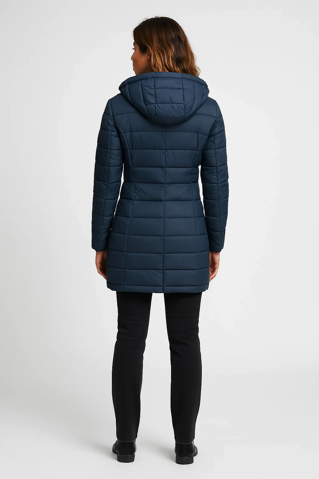 VogeLuxe | Women’s Quilted Mid-Length Puffer Coat 2