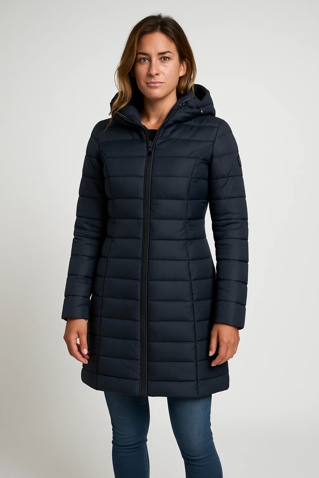 VogeLuxe | Women’s Quilted Mid-Length Puffer Coat 3