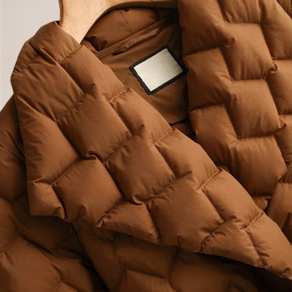 VogeLuxe | Women’s Quilted Puffer Jacket with Belted Waist 3