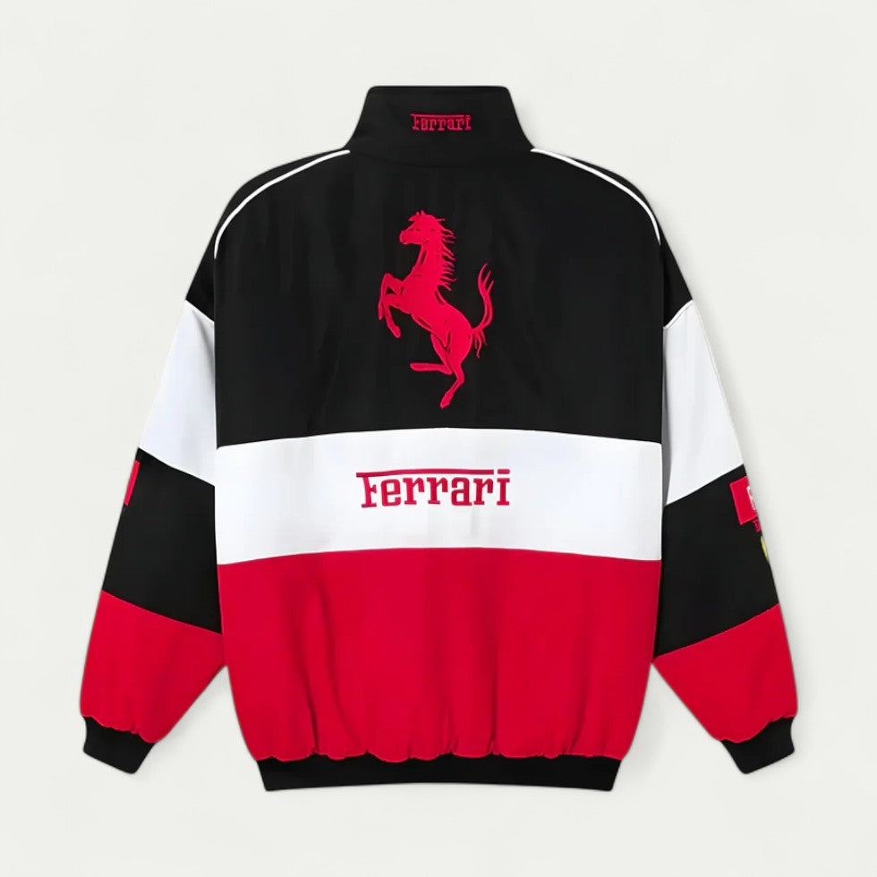 VogeLuxe | Women’s Racing Bomber Jacket 1