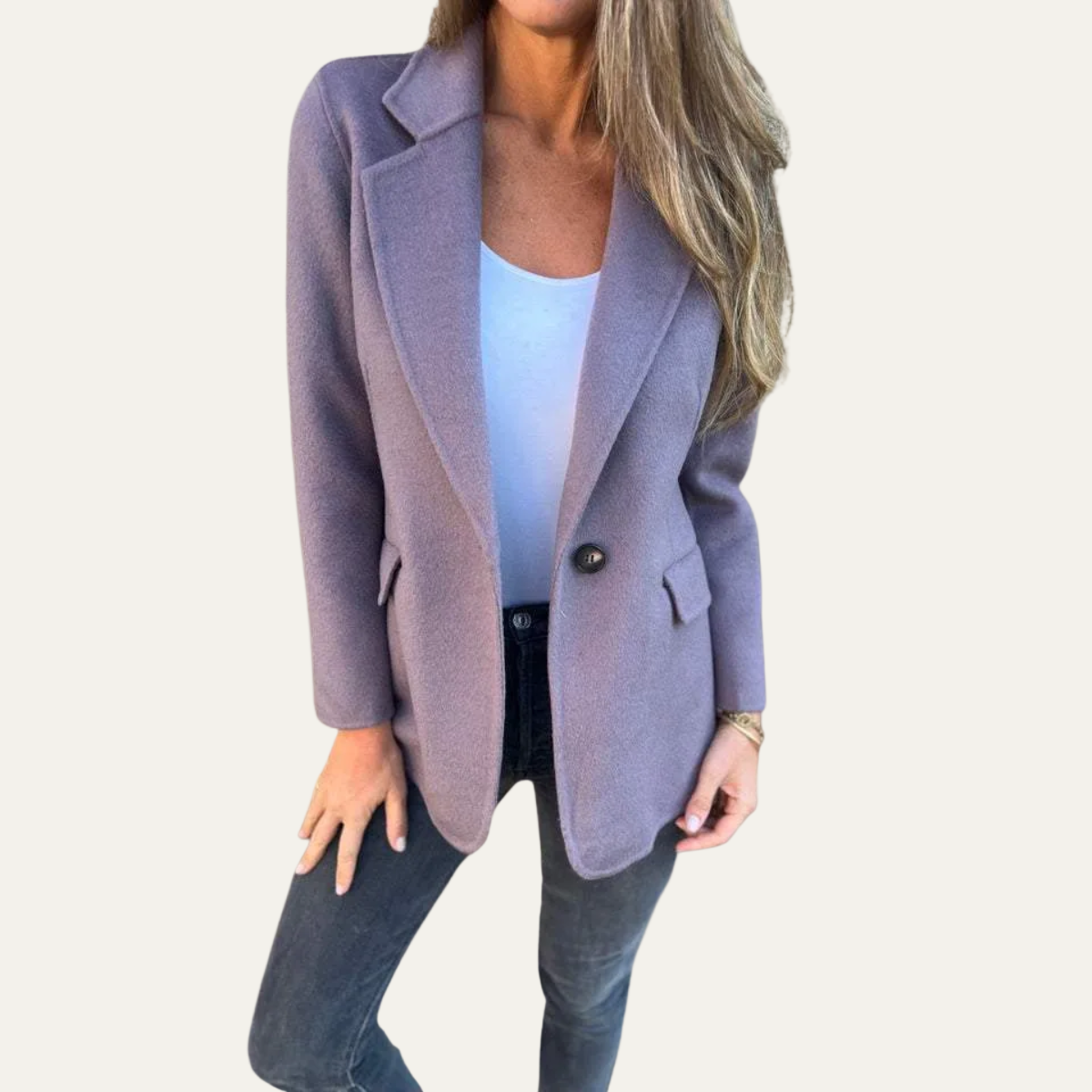 VogeLuxe | Women’s Relaxed Fit Single-Breasted Blazer 3