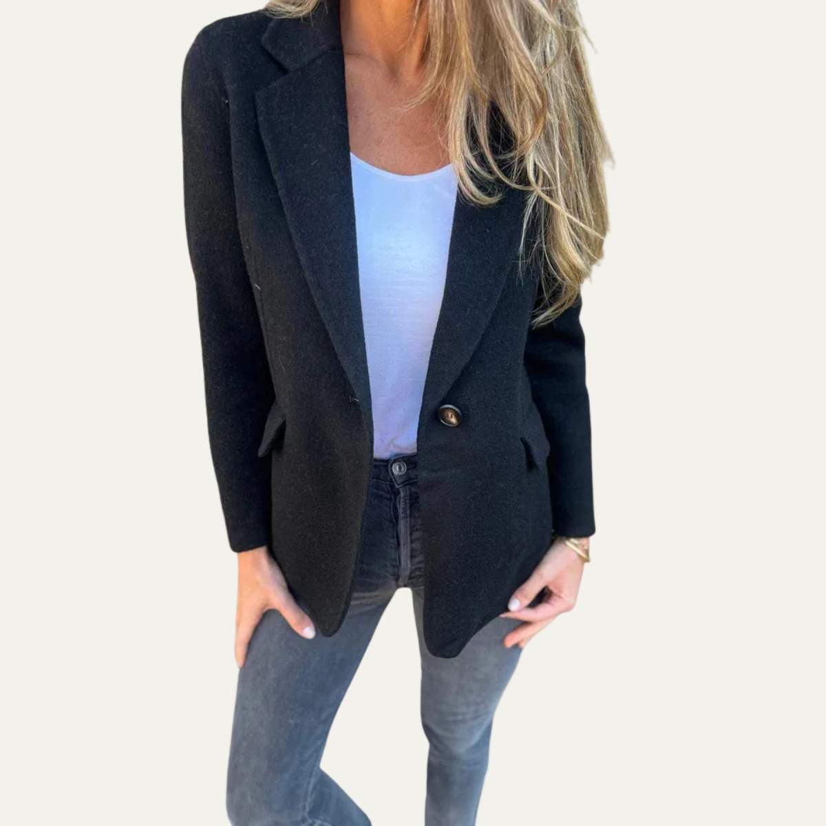 VogeLuxe | Women’s Relaxed Fit Single-Breasted Blazer 5