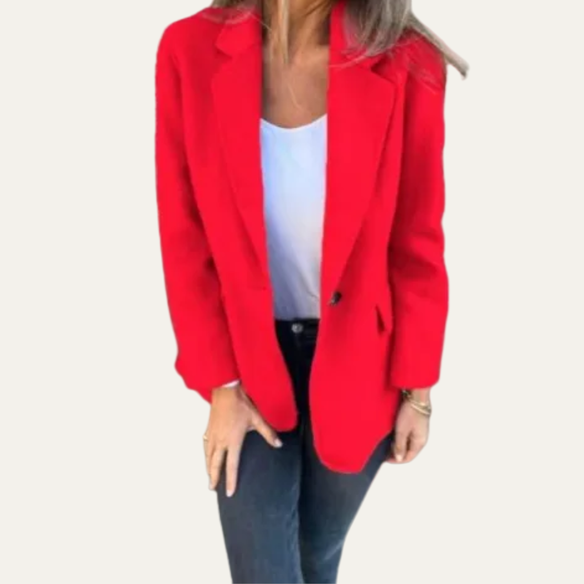 VogeLuxe | Women’s Relaxed Fit Single-Breasted Blazer 6