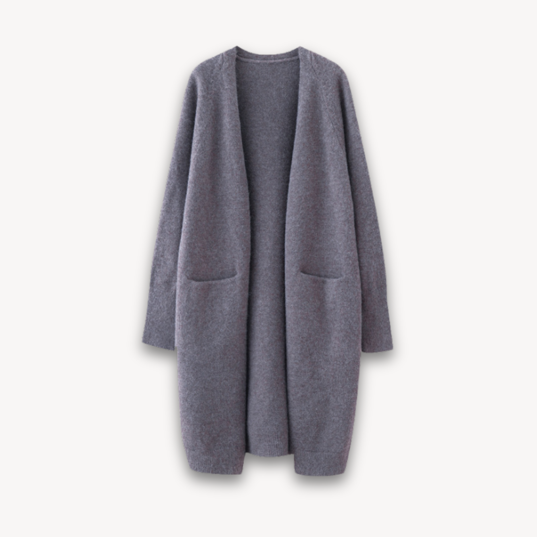 VogeLuxe | Women’s Relaxed Long-Line Cardigan 3