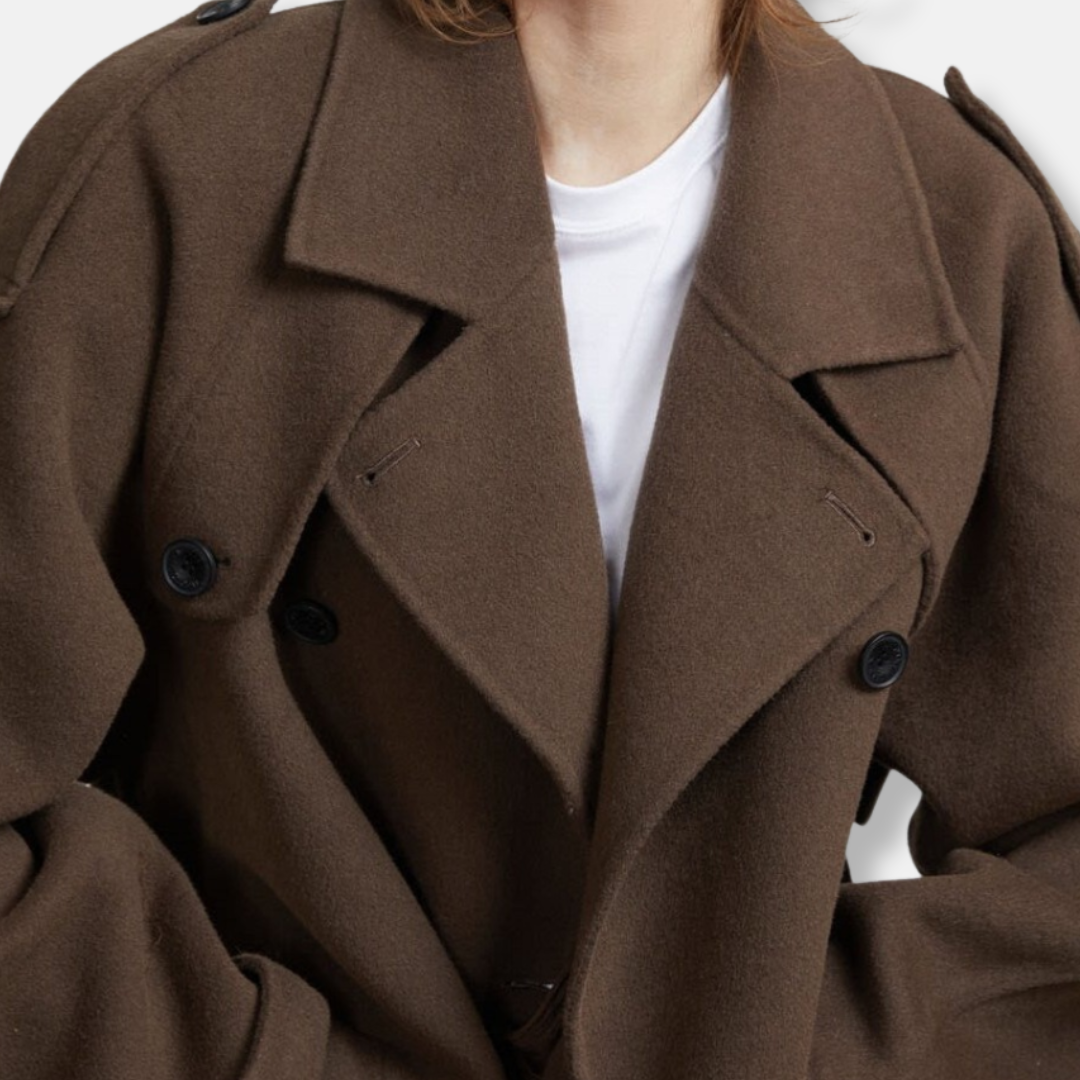 VogeLuxe | Women’s Relaxed Maxi Trench Coat 2