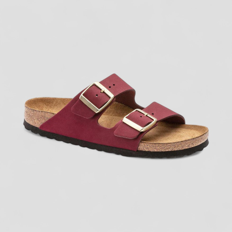 VogeLuxe | Women’s Retro Double Buckle Flat Sandals 6
